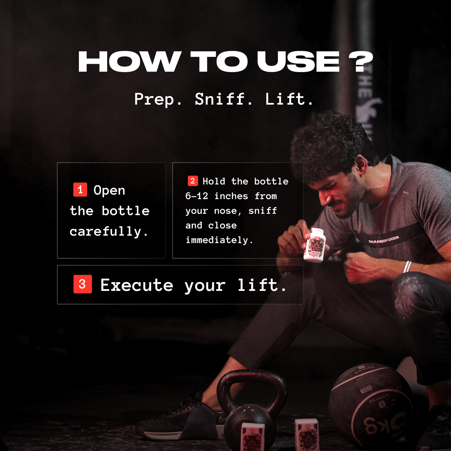 Onigod Smelling Salt | For Intermediate lifters