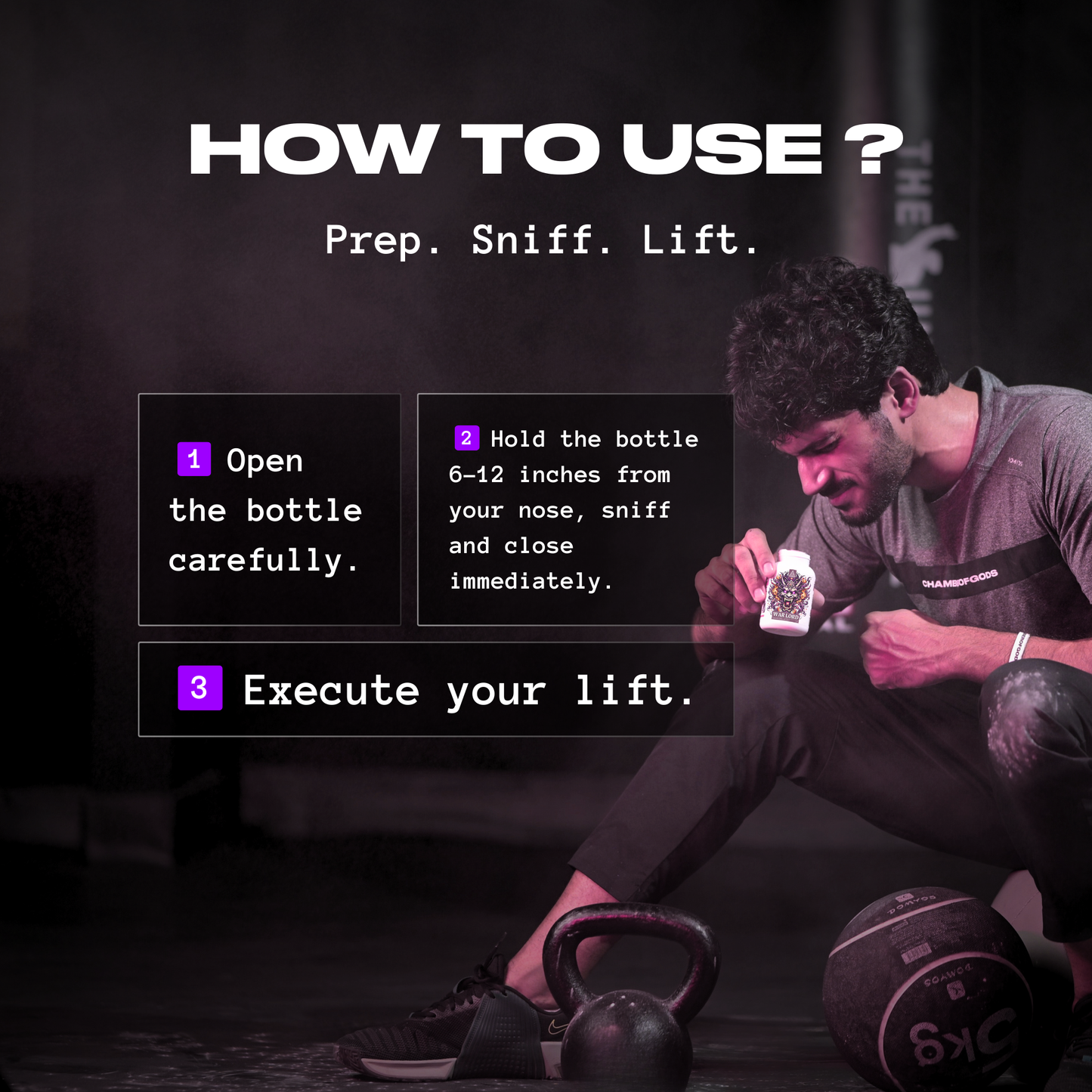 War Lord Smelling Ammonia Salt | For Intermediate Lifters