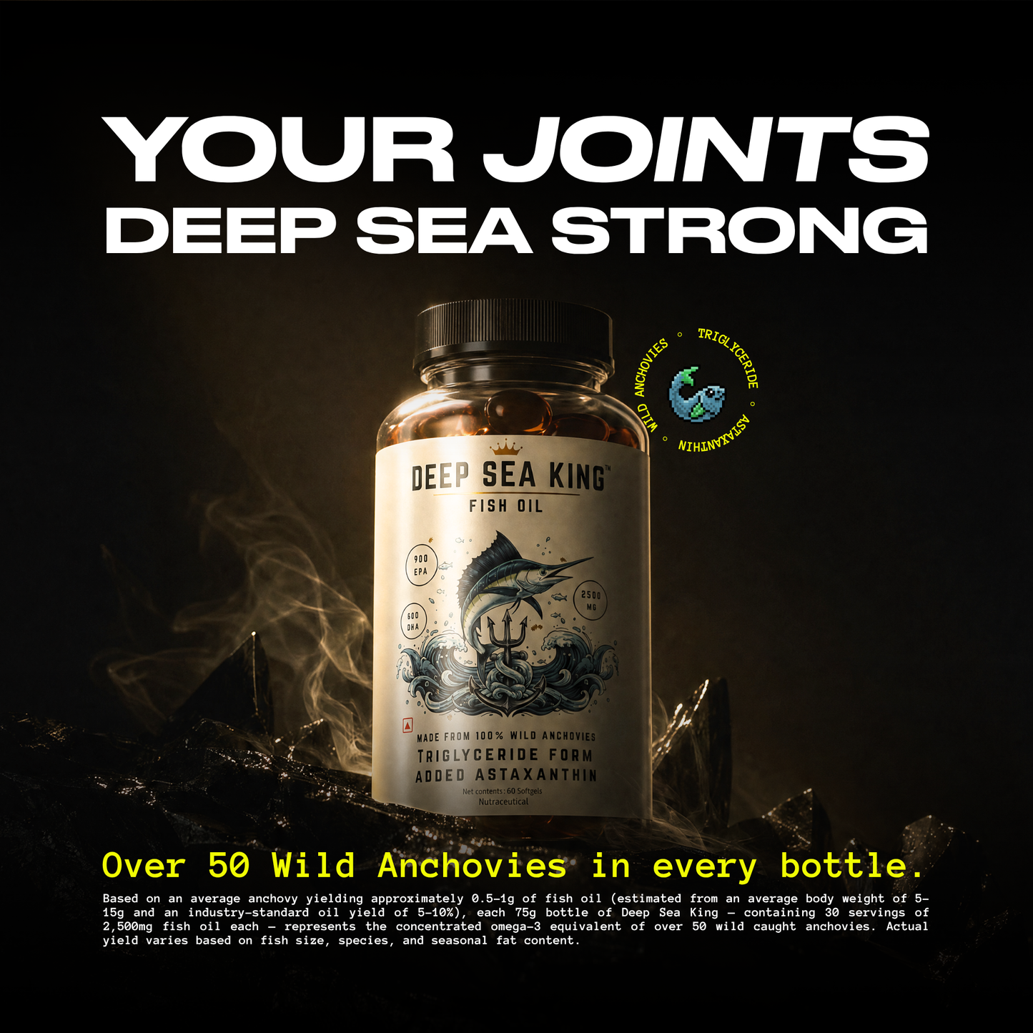 Deep Sea King Triglyceride Omega-3 V2 | 60 Softgels