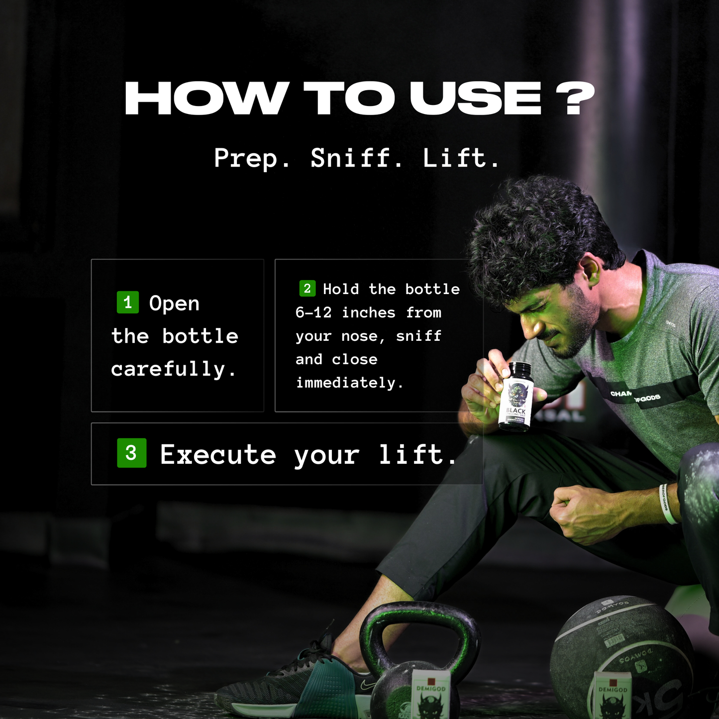 Black Smelling Salt | For Intermediate lifters