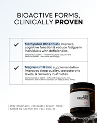 Product container with text about bioactive
