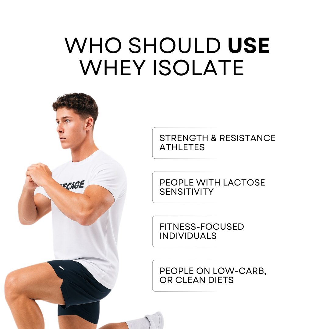 100% Pure Isolate Whey - Zero Lactose | 30g High-Quality Protein (30 Servings)