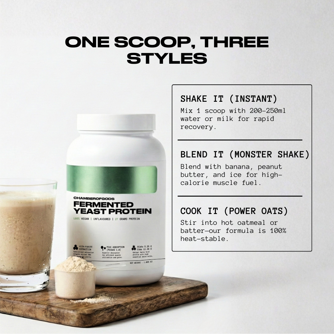 100% Pure Fermented Yeast Protein | Unflavoured - 30 Servings