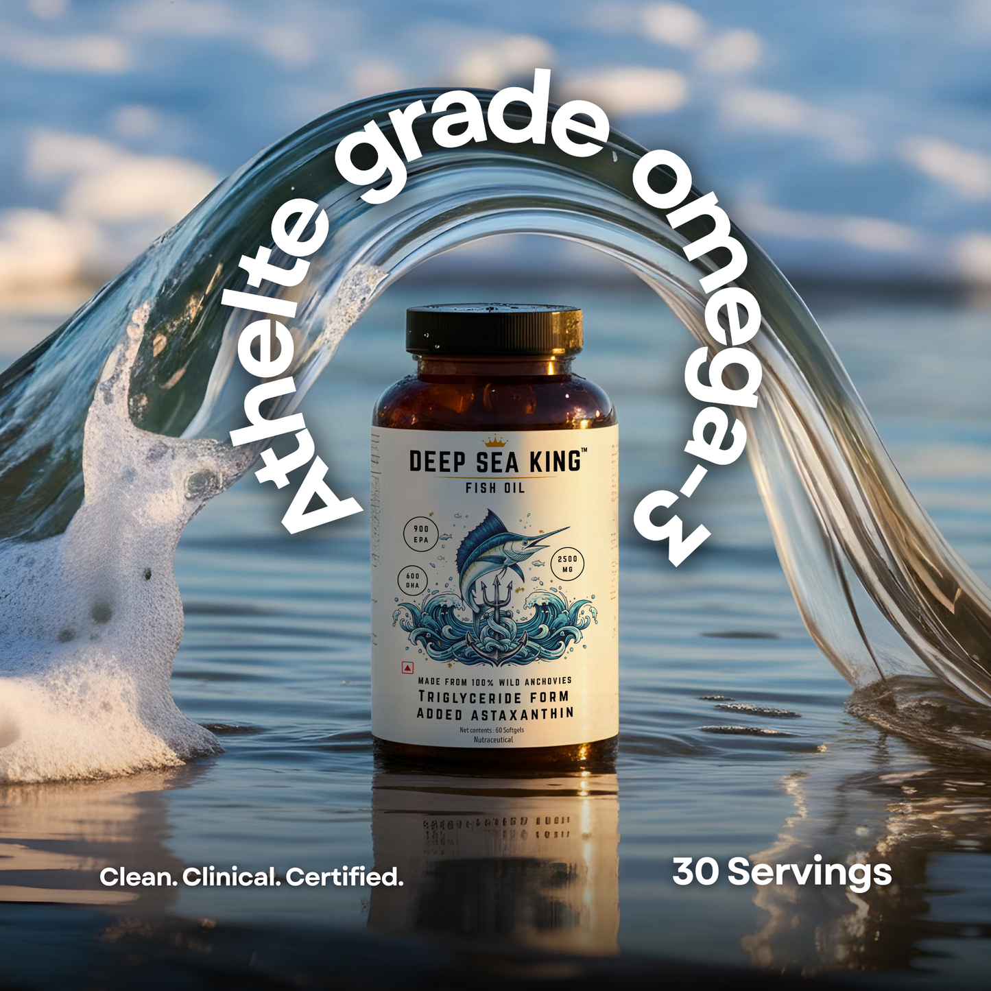 Deep Sea King Triglyceride Omega-3 V2 | 60 Softgels