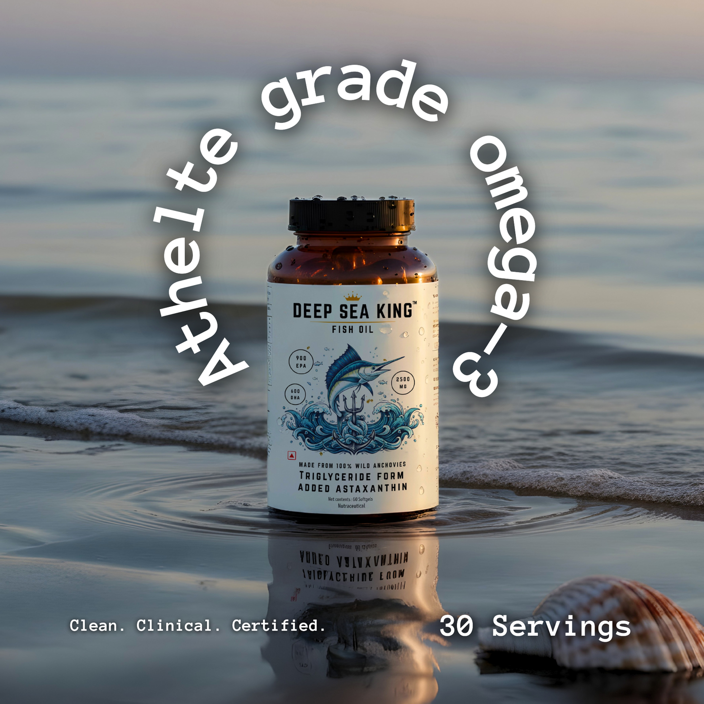 Deep Sea King Triglyceride Omega-3 V2 | 60 Softgels