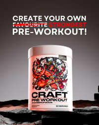 Pre-workout supplement container