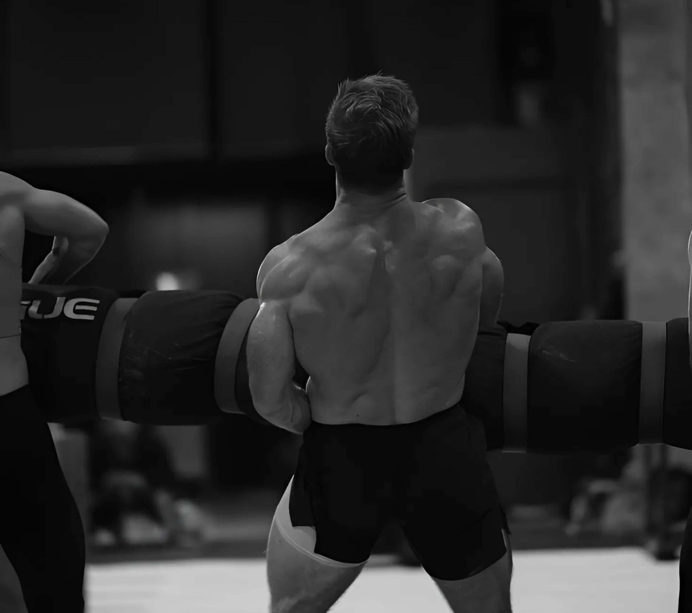 Muscular person in boxing