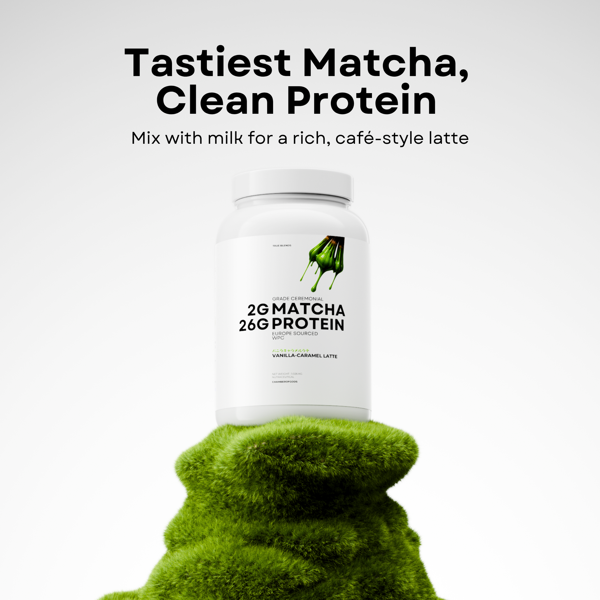 Matcha x Protein | 26 Grams Protein | True Blends Exclusive | 30 Servings