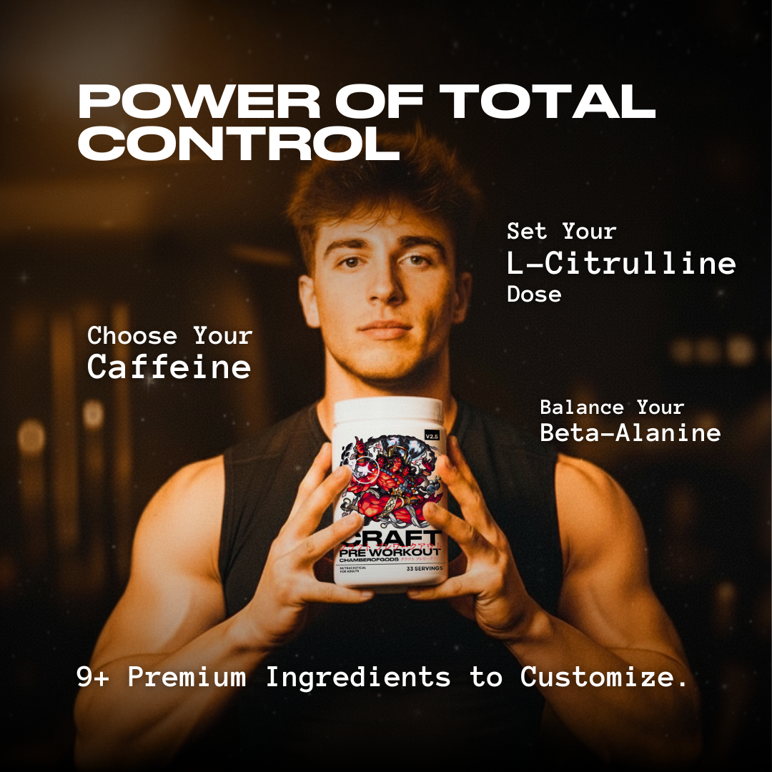 Craft V2.5 Custom Pre-Workout Supplement - Personalized Performance Formula