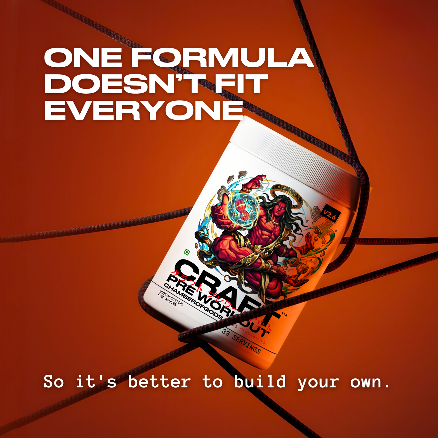 Craft V2.6 Custom Pre-Workout Supplement