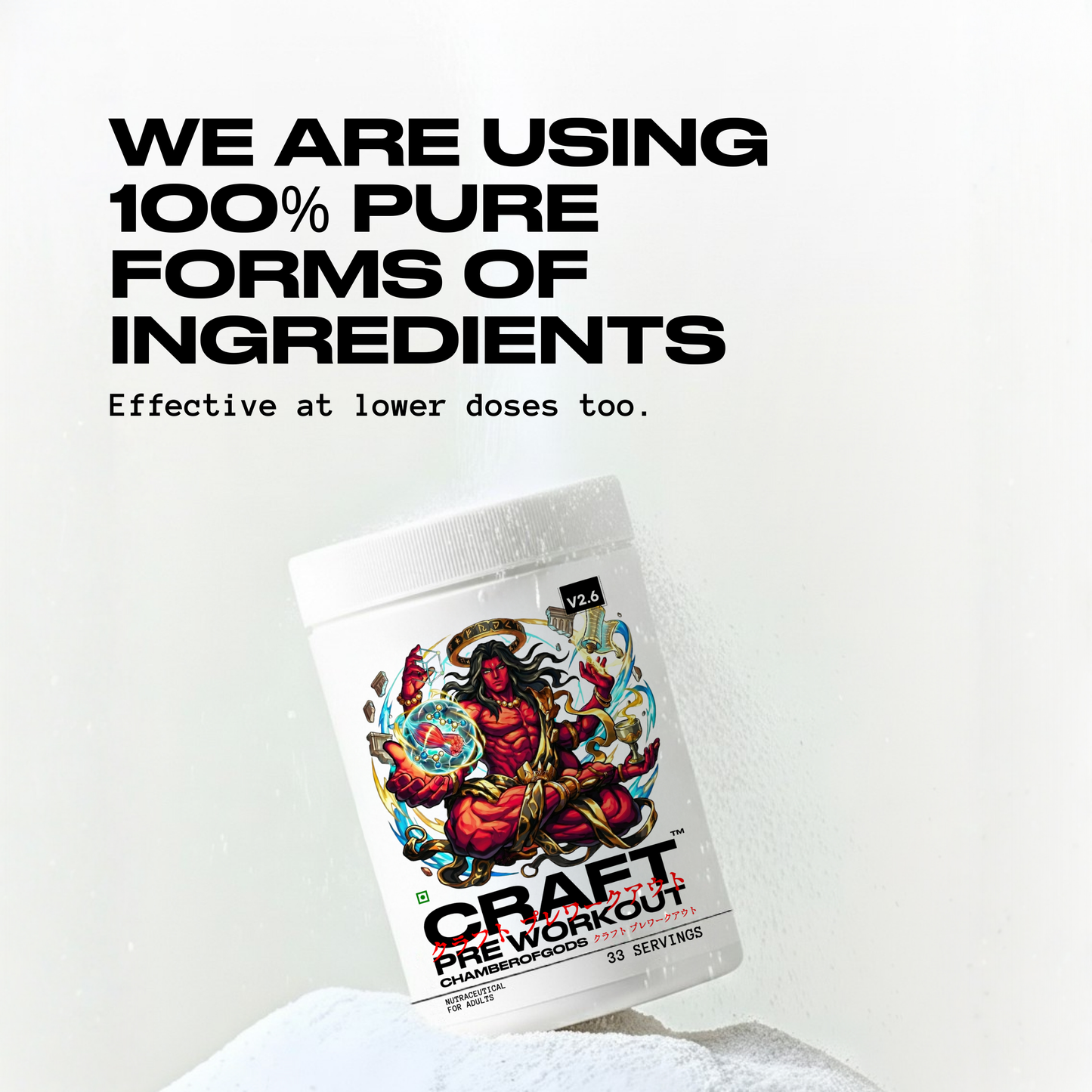 Craft V2.6 Custom Pre-Workout Supplement