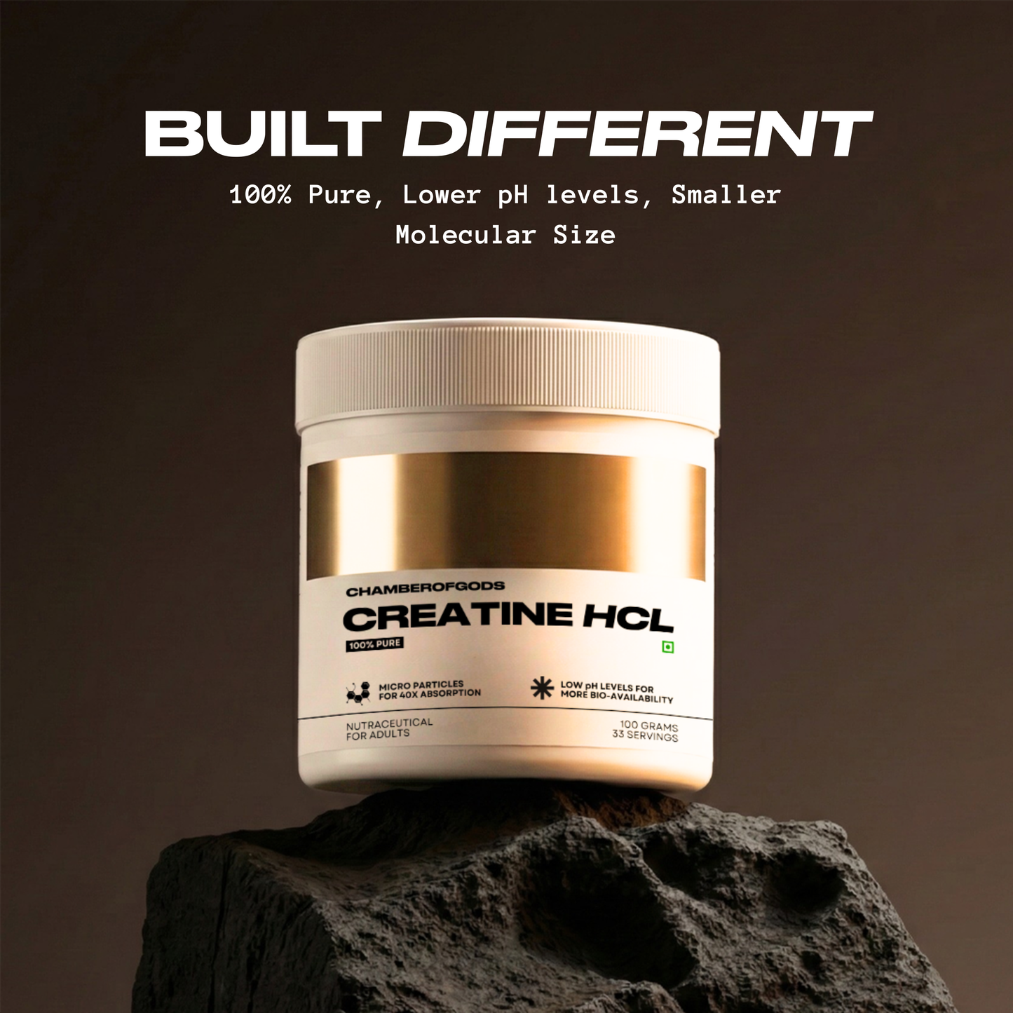 COG Creatine Hcl - 100% Pure | Built Different (90 Servings)