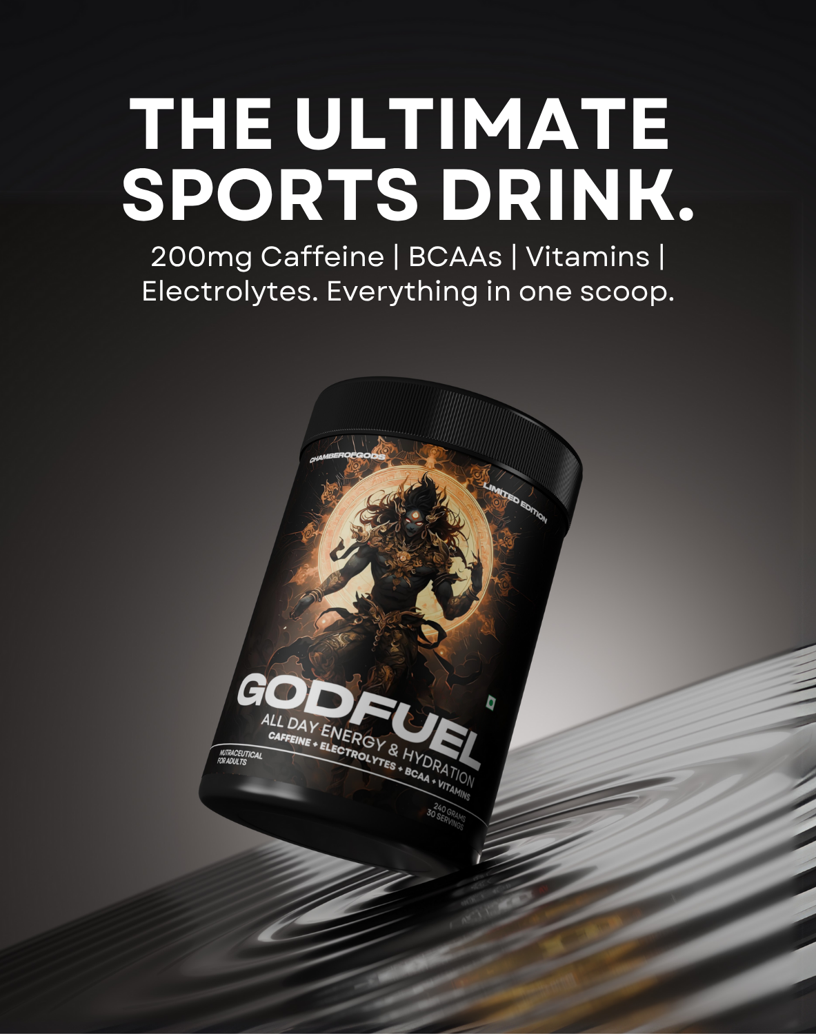 GodFuel - The Ultimate Sports Drink | Caffeine + Energy & Recovery Matrix