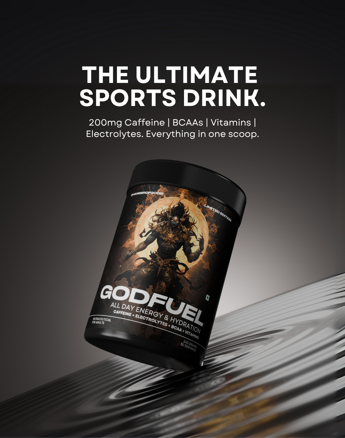 GodFuel - The Ultimate Sports Energy Drink | Caffeine + Energy & Recovery Matrix