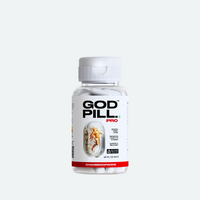 God Pill Pro Multivitamin Supplement by ChamberofGods - Boosts Energy, Supports Immunity, and Promotes Recovery with Probiotics, Vitamins, and Minerals in a Transparent Bottle Containing 60 Capsules for a 30-Day Supply
