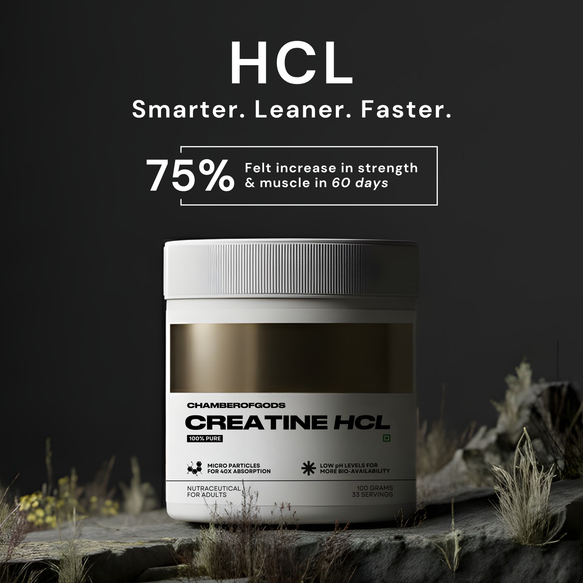 Creatine Hcl Original Supplement | 100% Pure