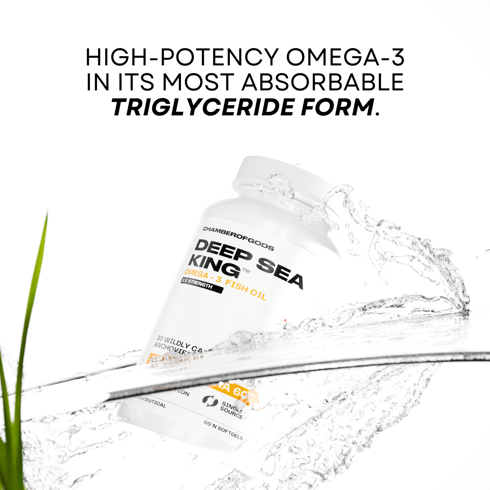 Deep Sea King Triglyceride Omega 3 | 60 Softgels