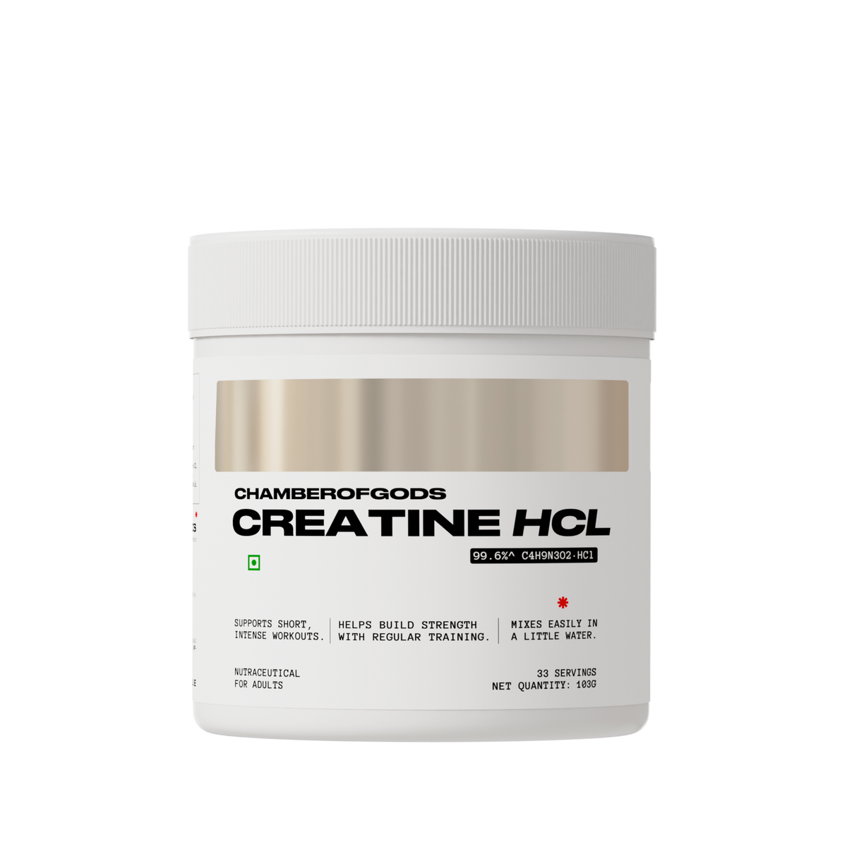 COG Creatine Hcl - 100% Pure | Built Different (33 Servings)