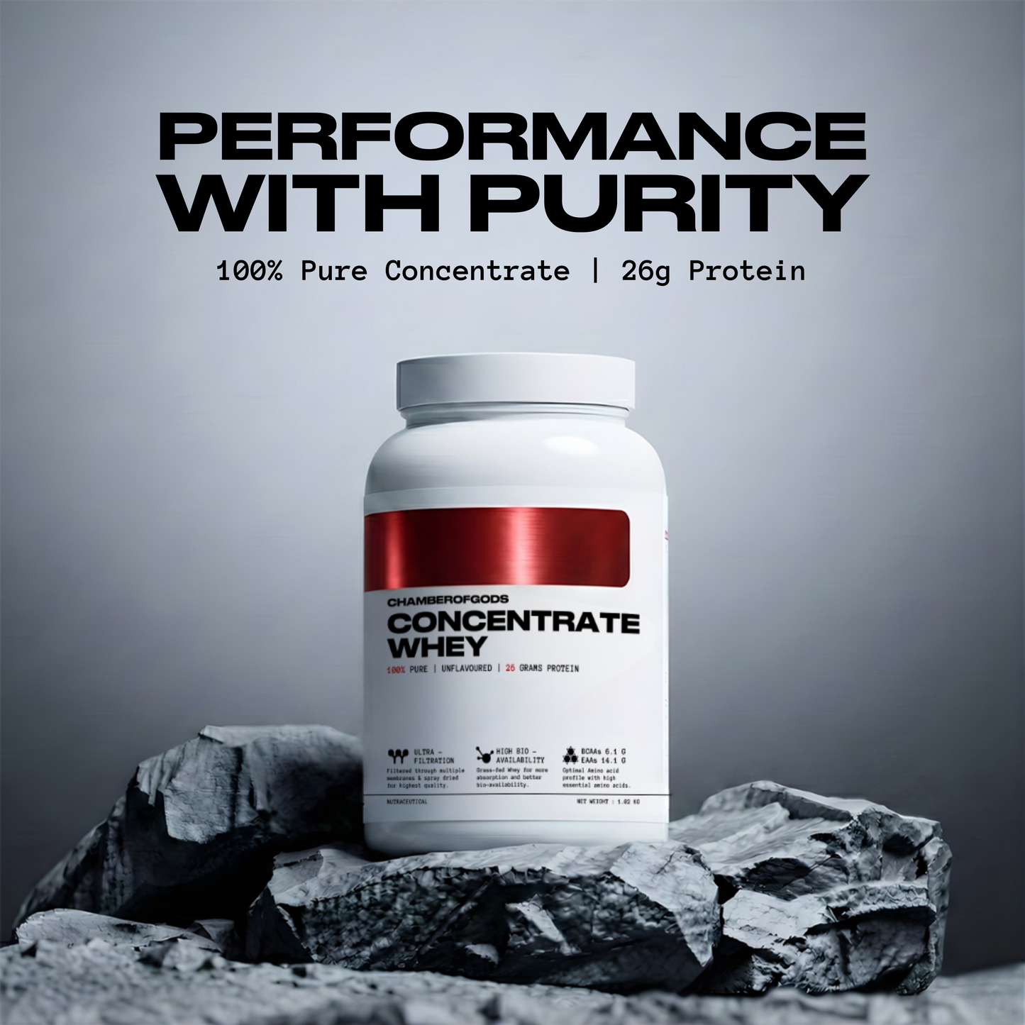 Whey Protein Concentrate | 100% Pure - 30 Servings
