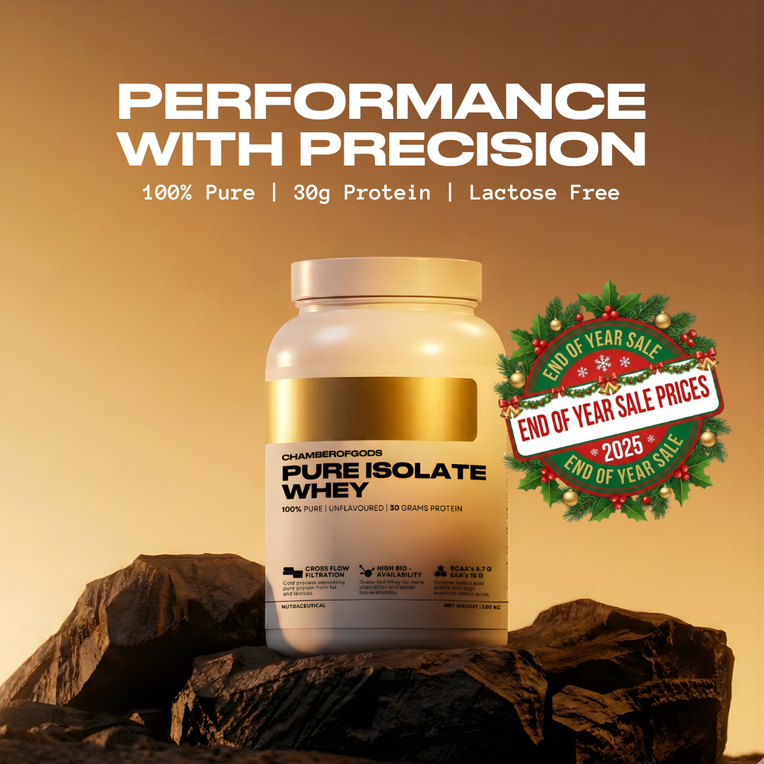 100% Pure Isolate Whey - Zero Lactose | 30g High-Quality Protein (30 Servings)