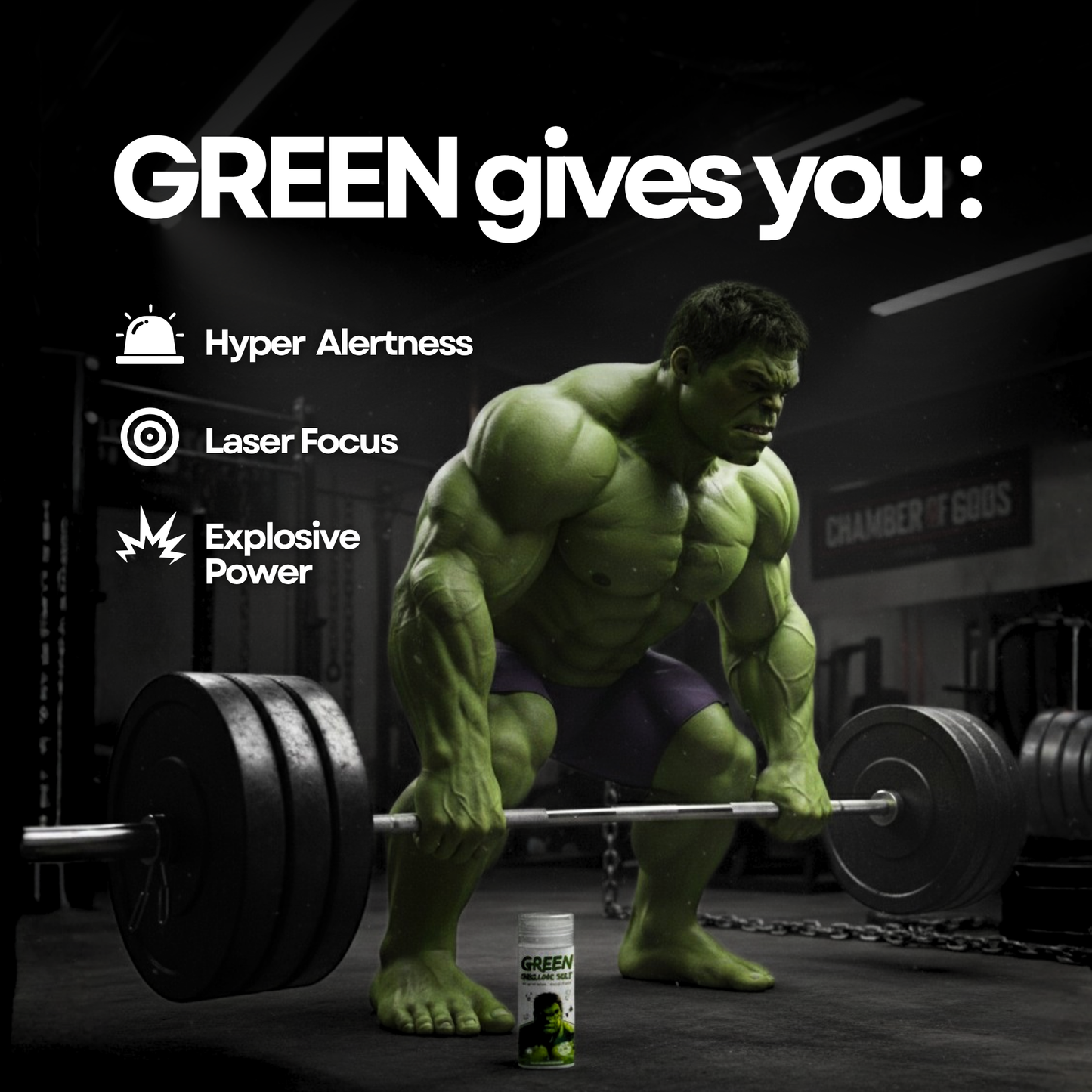 Green Smelling Salt | For Intermediate lifters (Limited Edition)