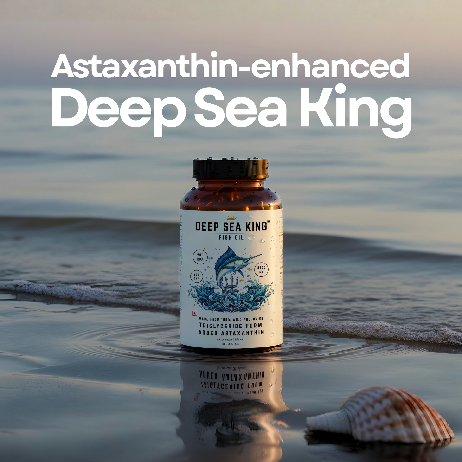 Deep Sea King Triglyceride Omega-3 V2 | 60 Softgels