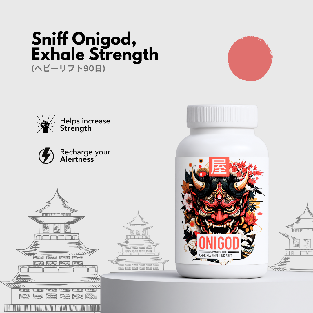 Onigod Smelling Salt | for intermediate lifters