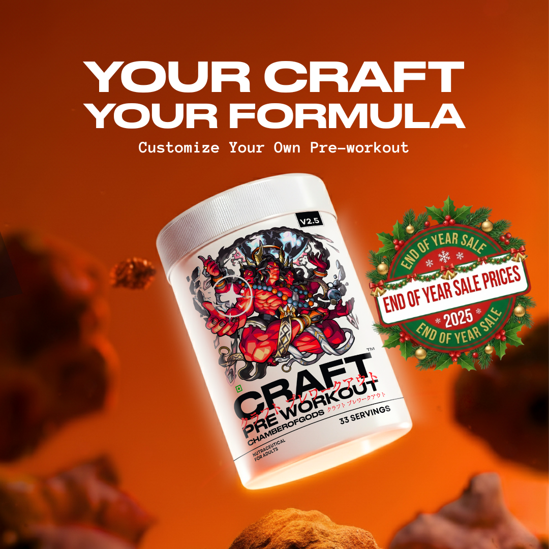 Craft Pre-workout (V2.5) | India's First Custom Supplement