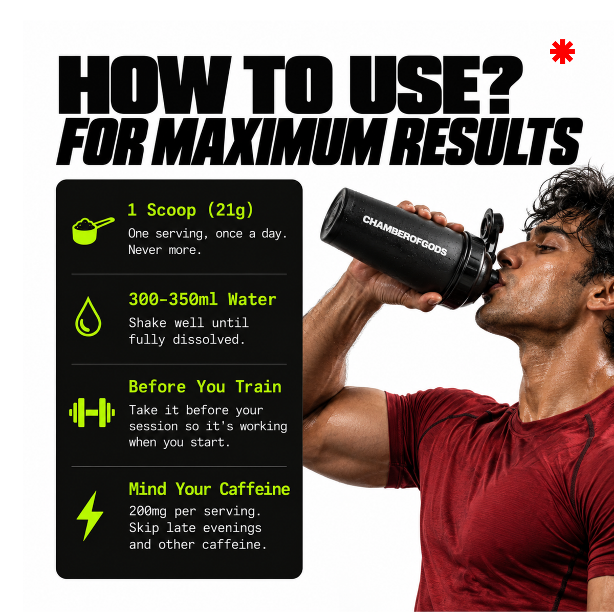 CRAFT Maxxed Out Pre-Workout | Chilli Guava 33 Servings