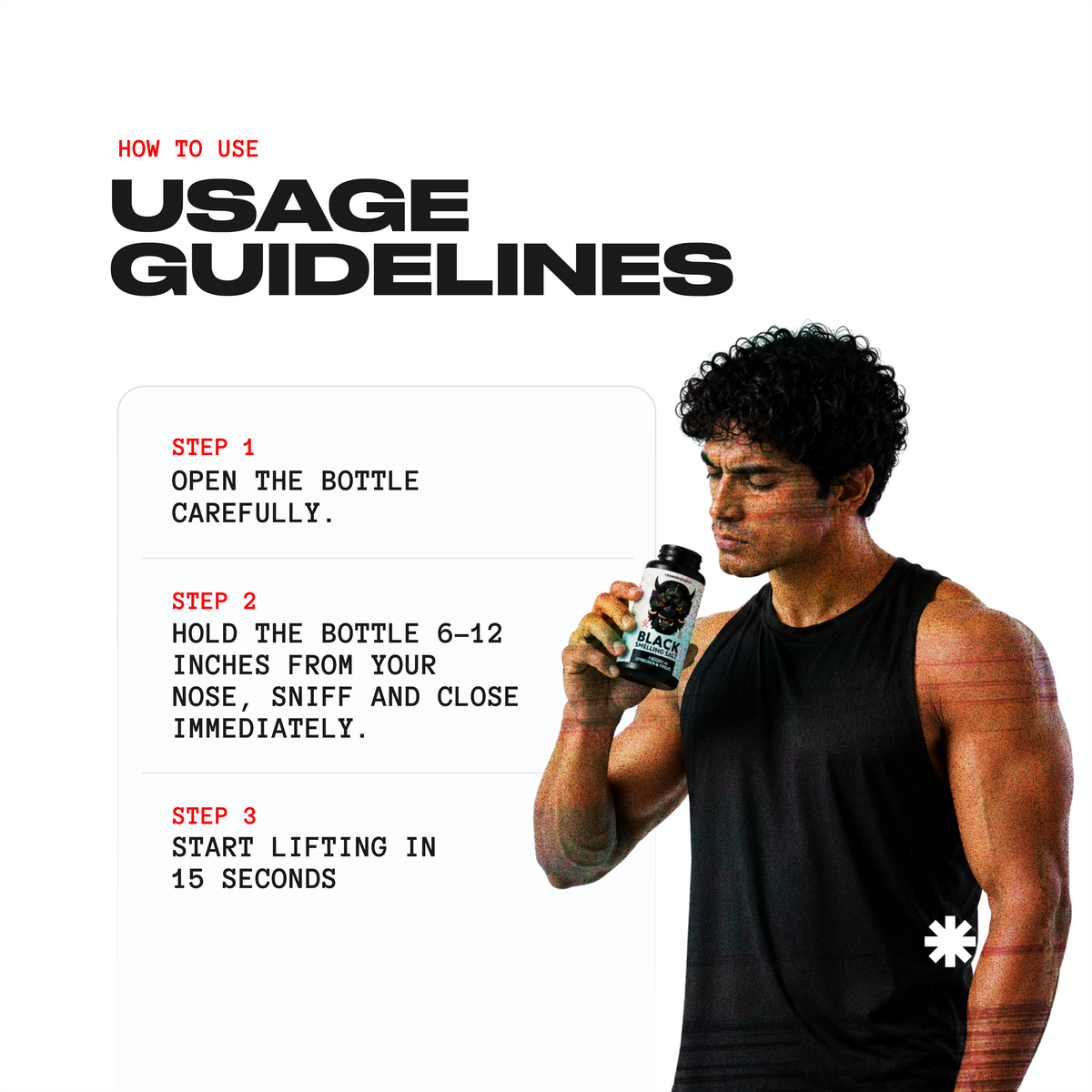 Black Smelling Salt | For Intermediate lifters