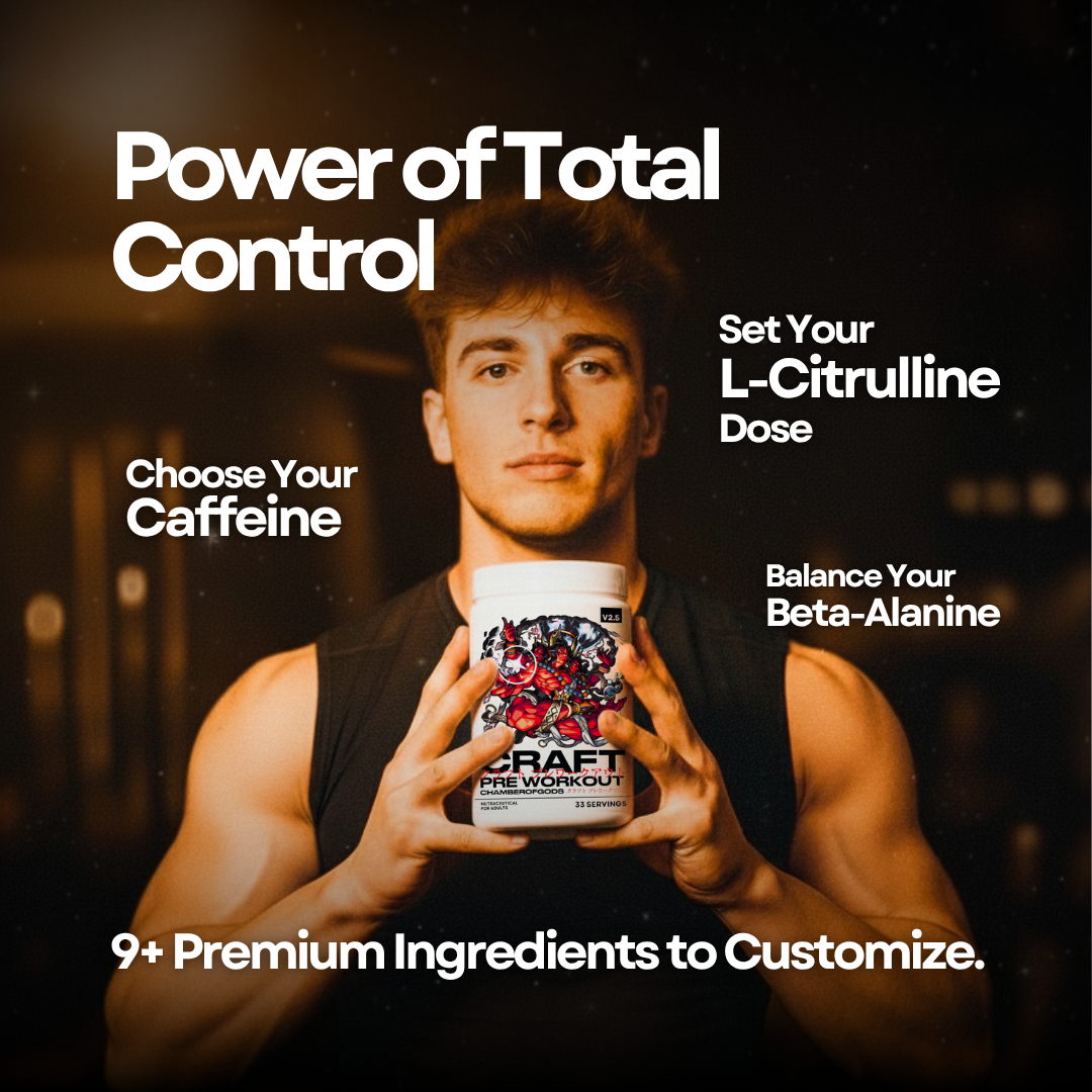 Craft Pre-workout (V2.5) | India's First Custom Made Supplement | Improved Formula