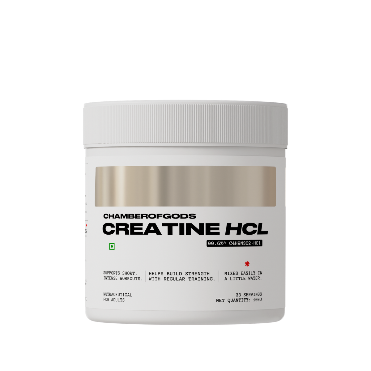 COG Creatine Hcl - 100% Pure | Built Different (33 Servings)