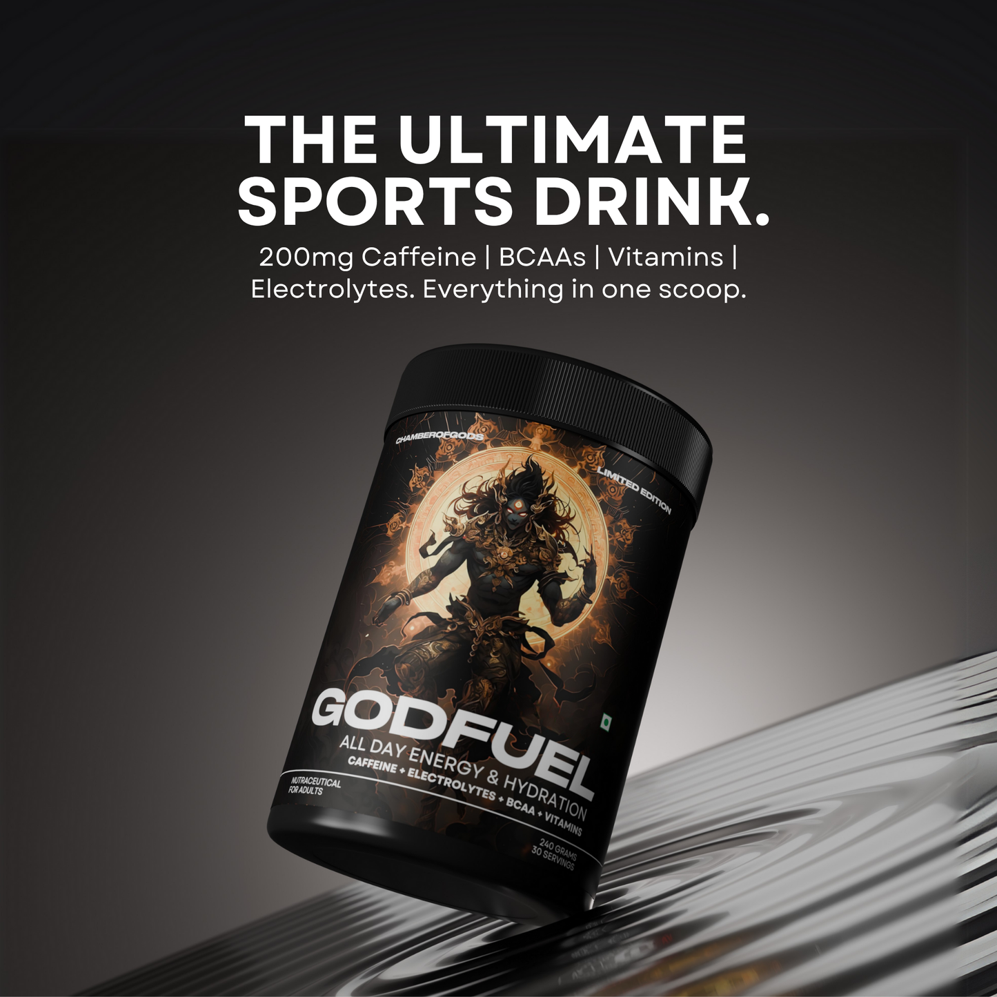 GodFuel - The Ultimate Sports Energy Drink | Caffeine + Energy & Recovery Matrix