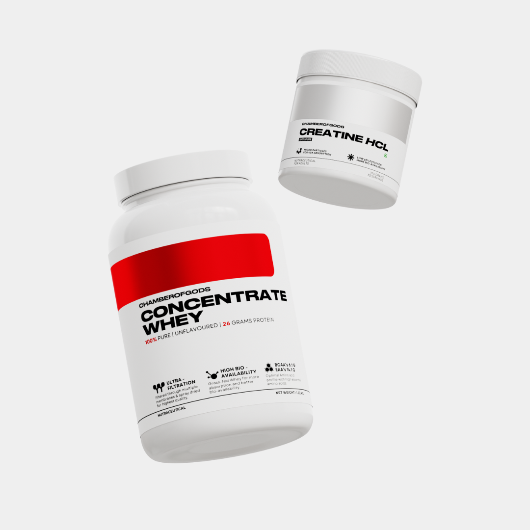 ChamberofGods 100% Pure Unflavored Whey Protein Concentrate - 26g Protein per Serving for Muscle Growth & Recovery