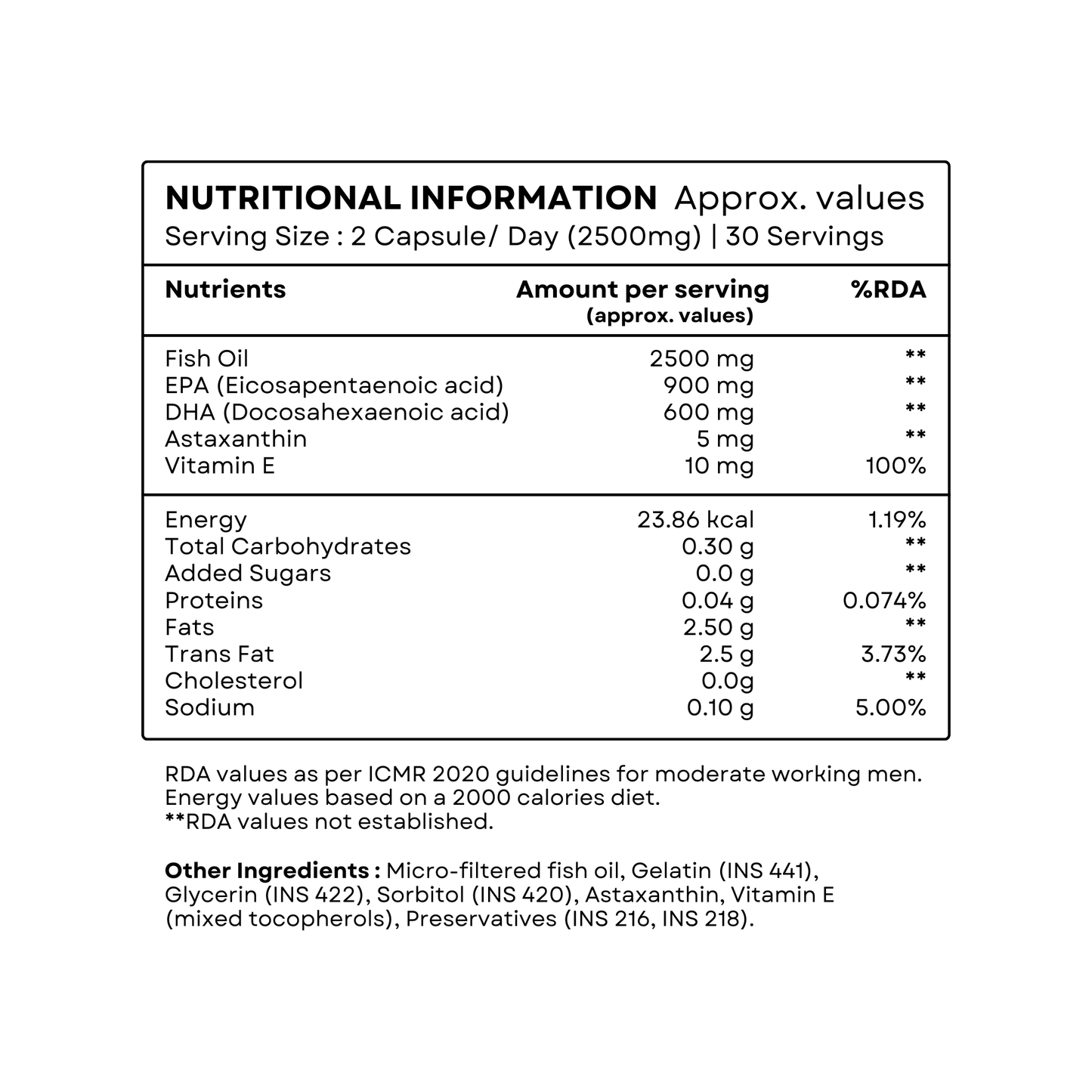 Deep Sea King Triglyceride Omega-3 V2 | 60 Softgels
