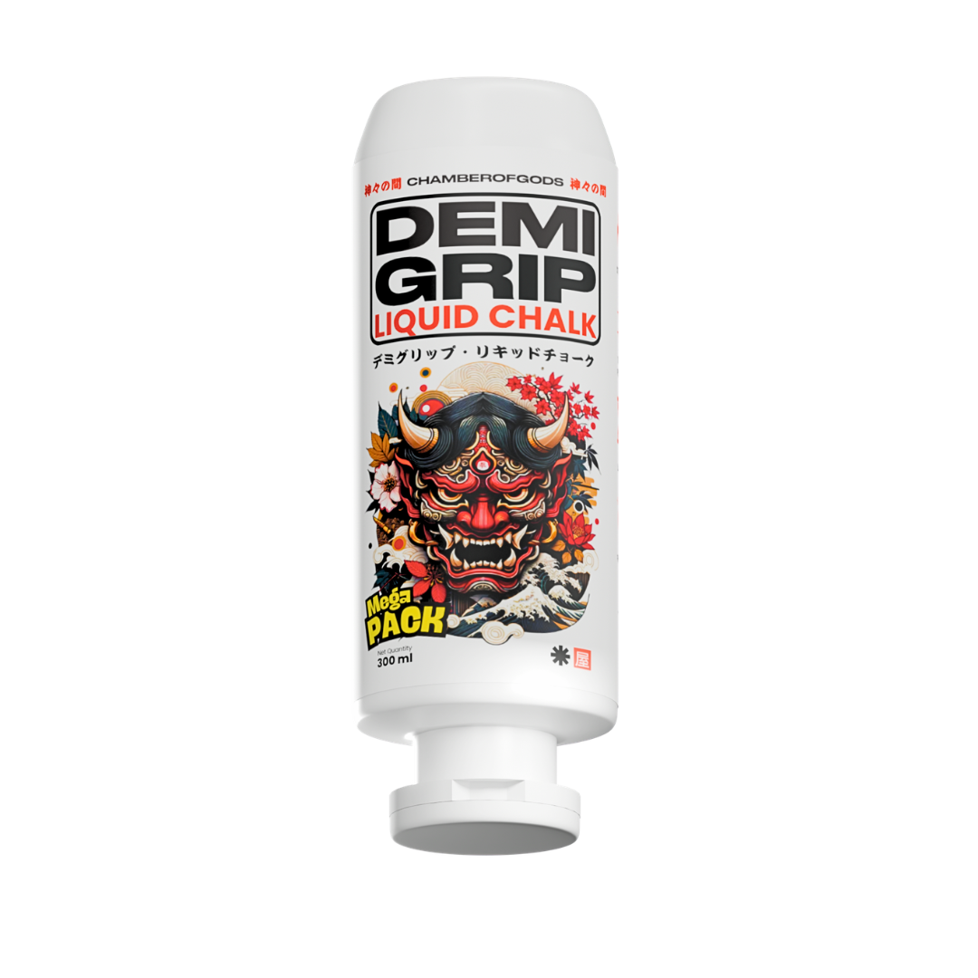 Demigrip Liquid Chalk for Gym, Weightlifting & more | 300 ml (375+ uses)