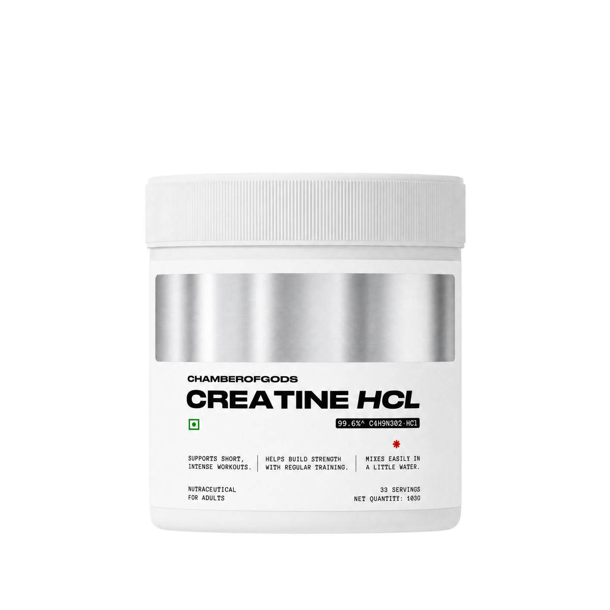 COG Creatine Hcl - 100% Pure | Built Different (33 Servings)
