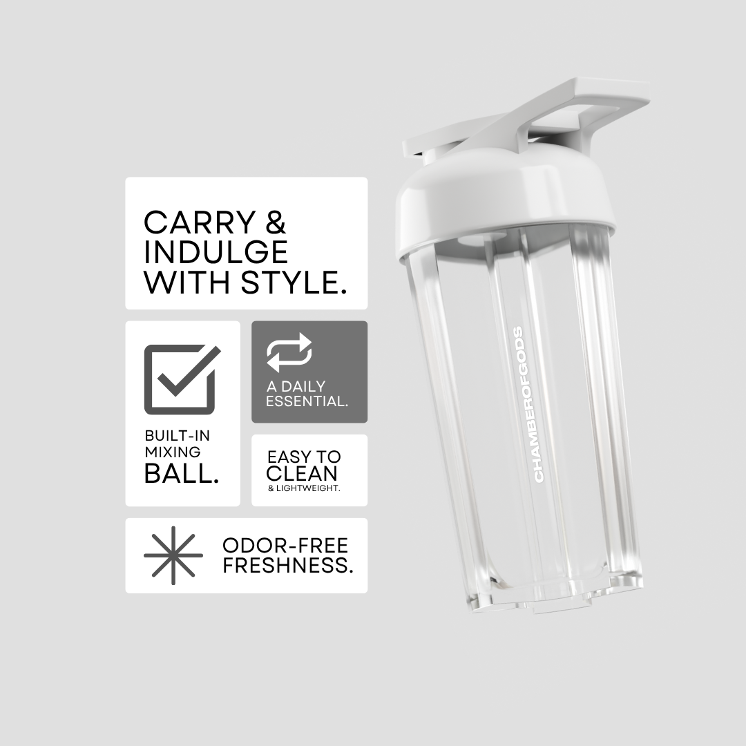Premium Shaker Bottle for Gym | White, 750ml