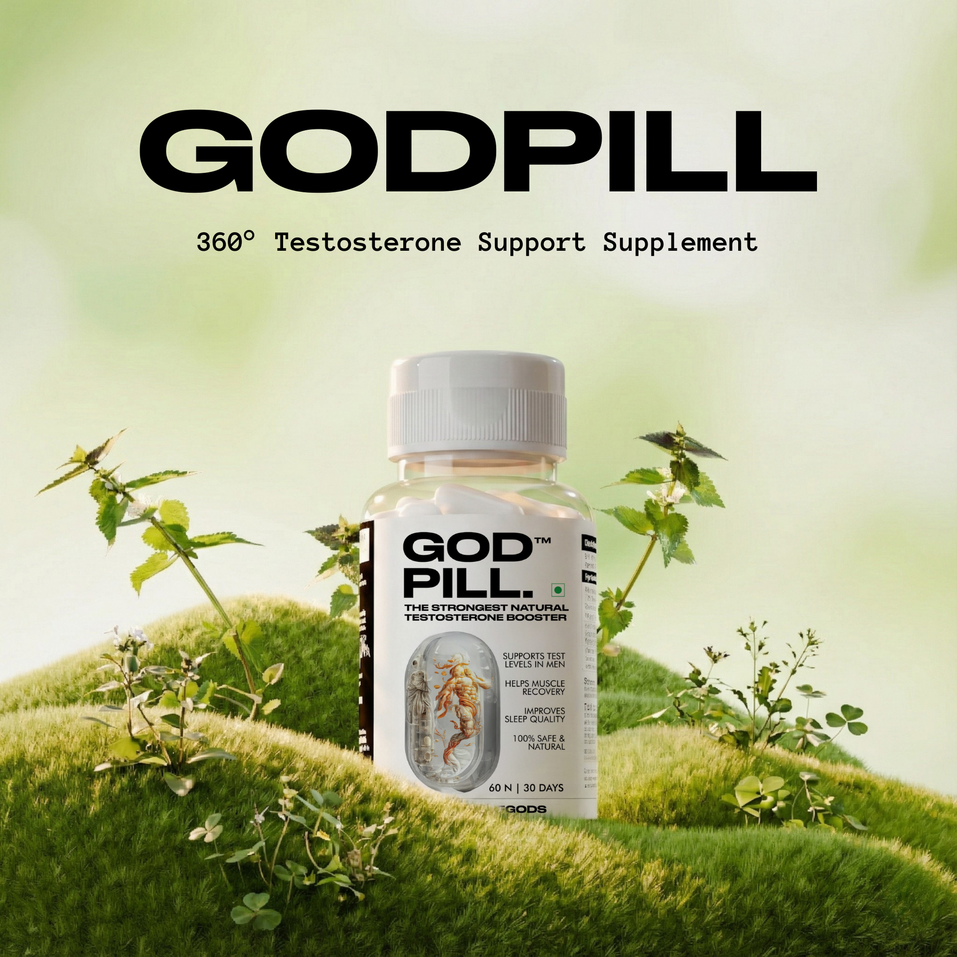 Godpill - 360° Testosterone Support Supplement