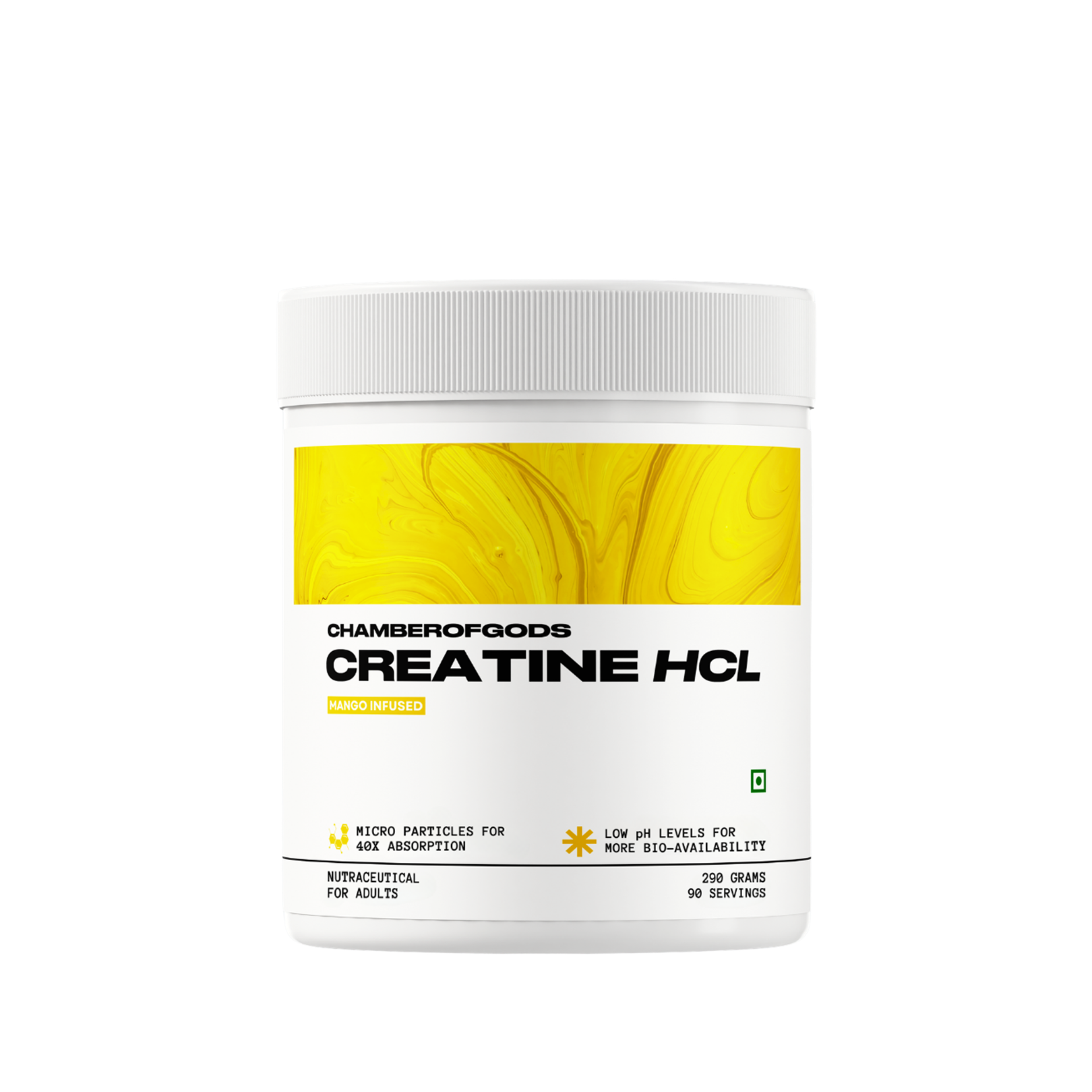 COG Creatine Hcl - Mango Infused | Built Different (90 Servings)