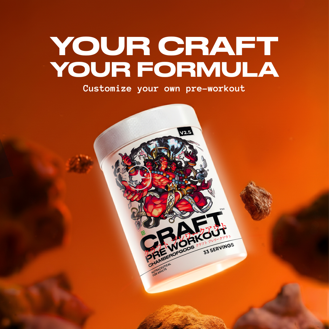 Craft V2.5 Custom Pre-Workout Supplement - Personalized Performance Formula