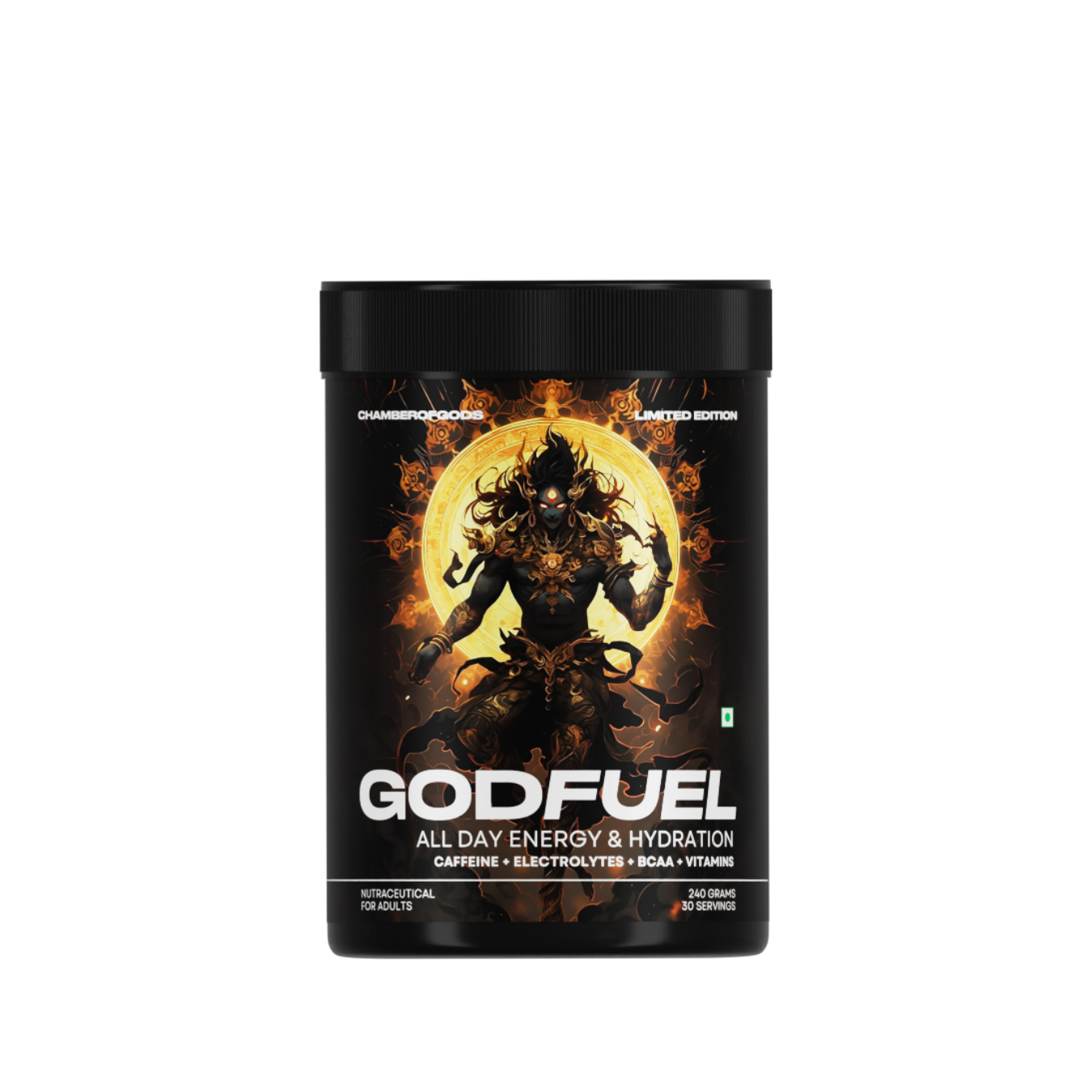 GodFuel - The Ultimate Sports Energy Drink | Caffeine + Energy & Recovery Matrix