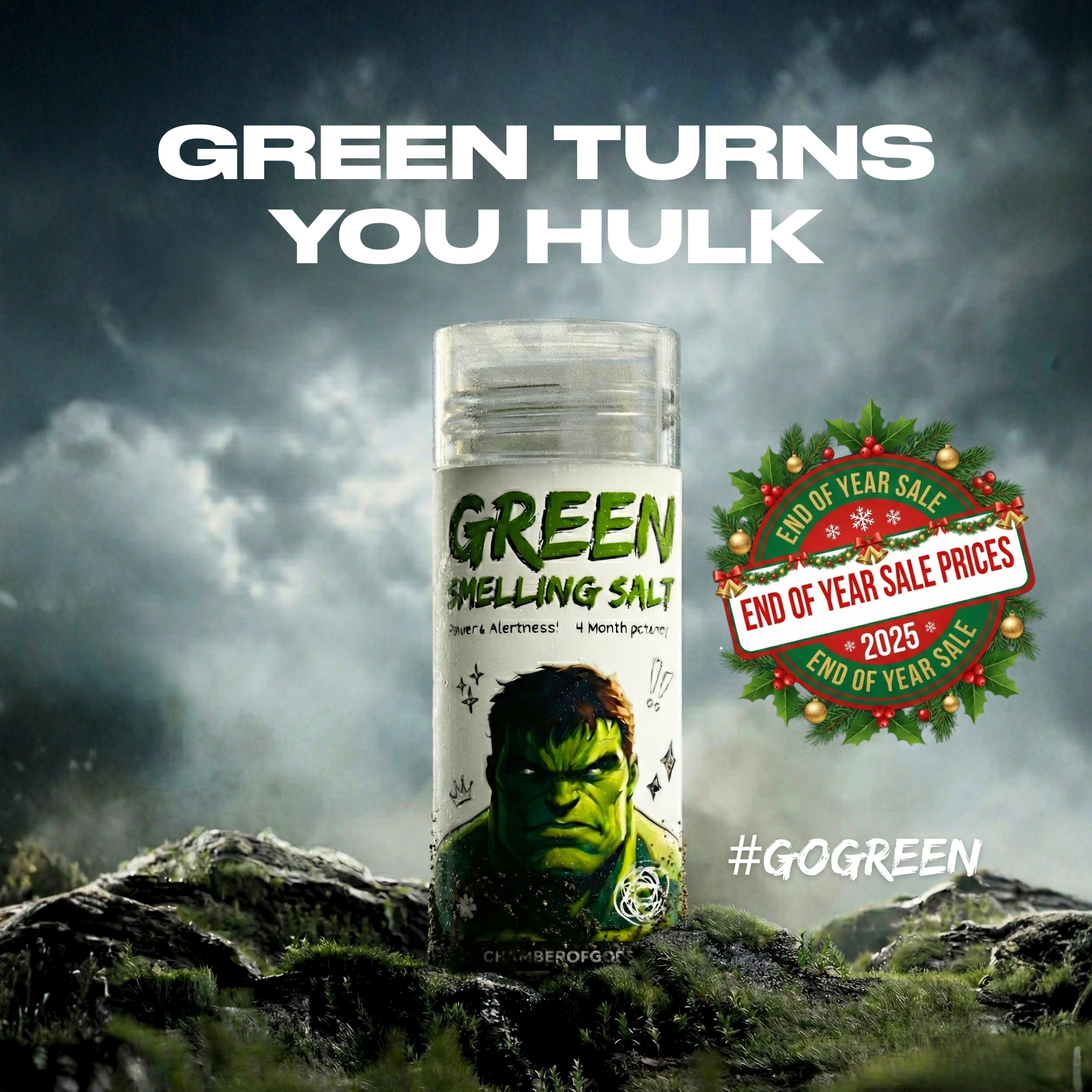 Green Smelling Salt | For Intermediate lifters (Limited Edition)