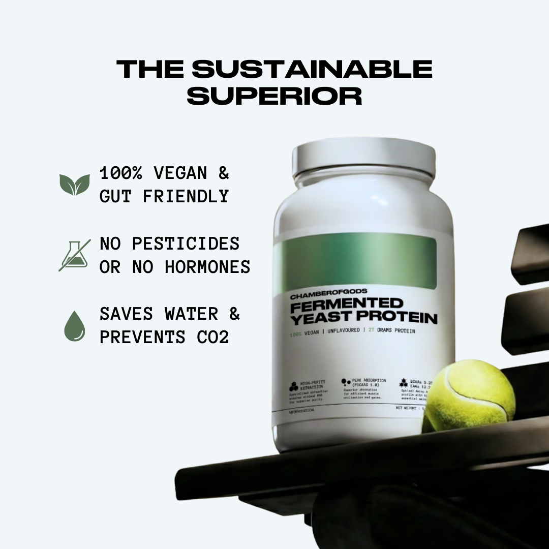 100% Pure Fermented Yeast Protein | Unflavoured - 30 Servings