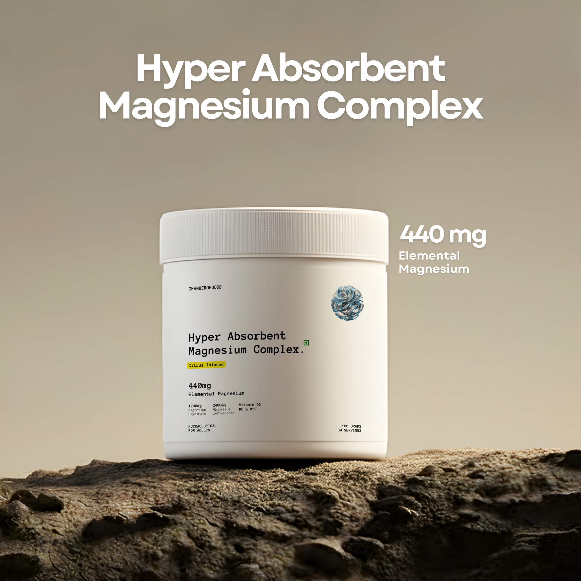 Hyper Absorbent Magnesium Complex | Citrus Infused