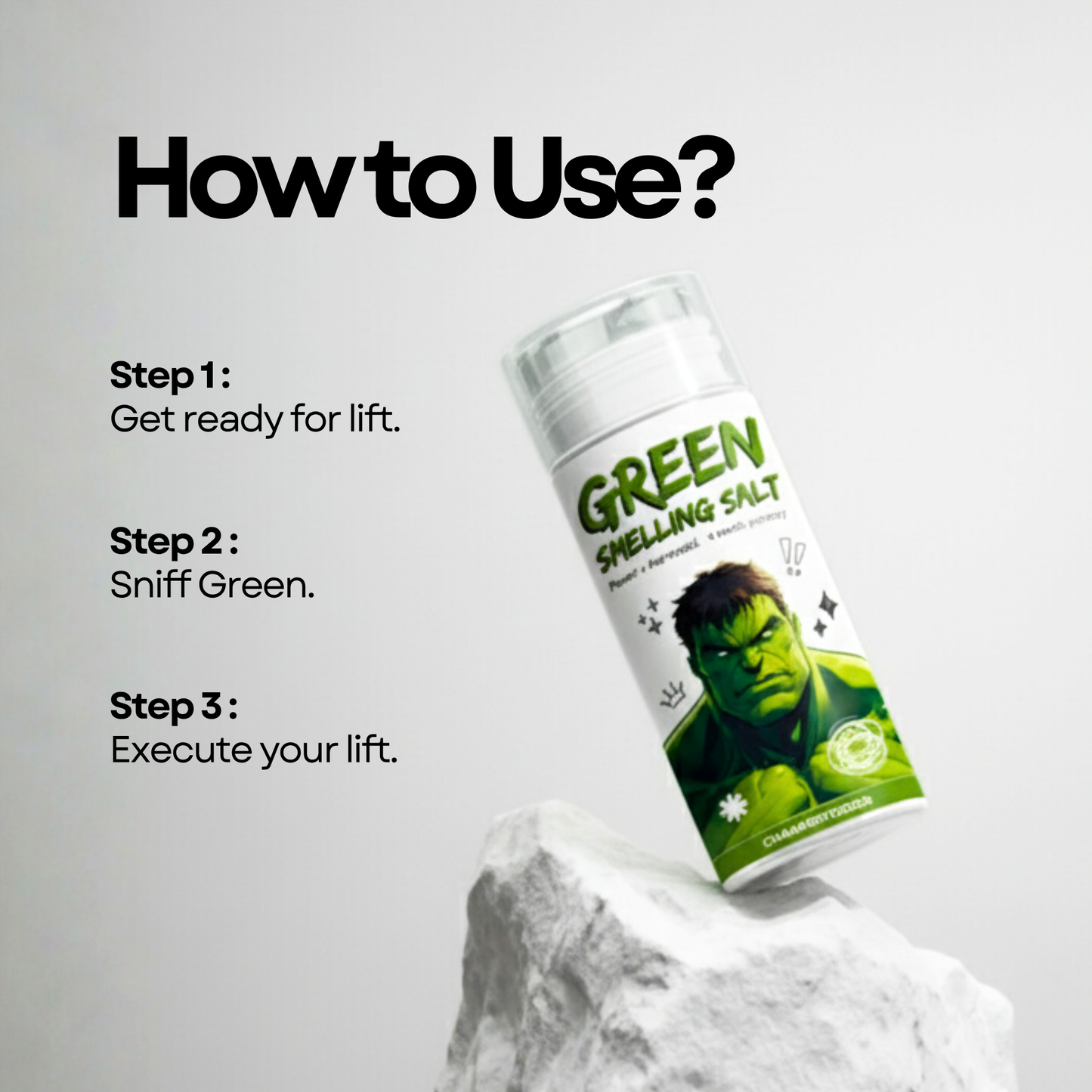 Green Smelling Salt | For Intermediate lifters (Limited Edition)