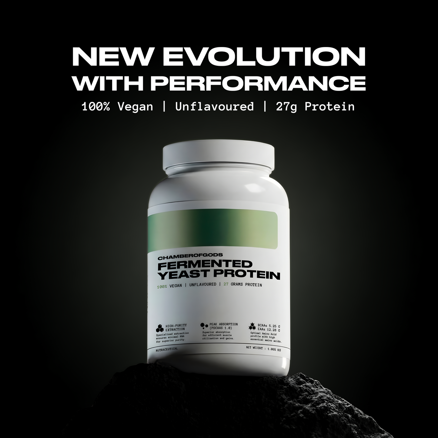 100% Pure Fermented Yeast Protein | Unflavoured - 30 Servings